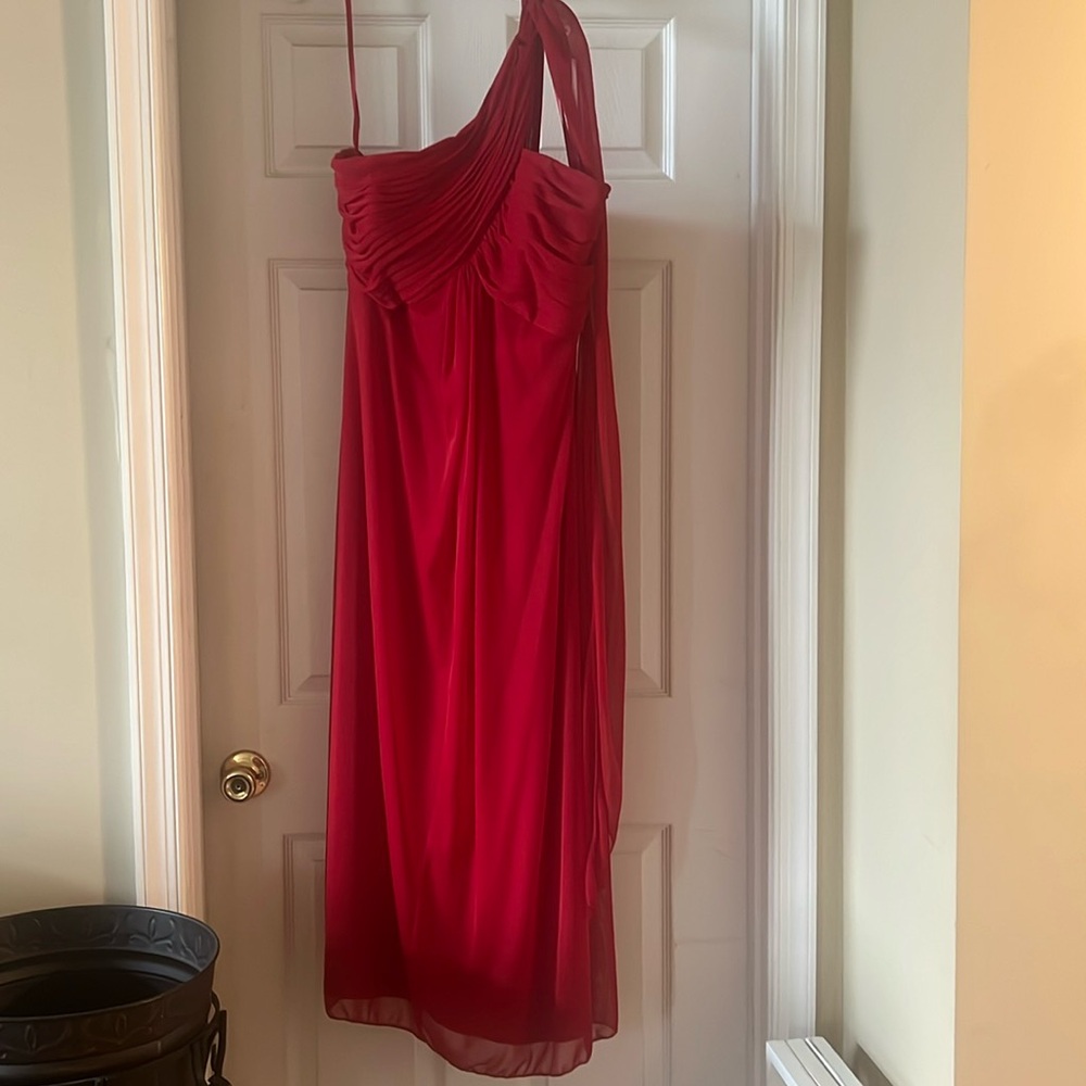 Alex Evenings red gown